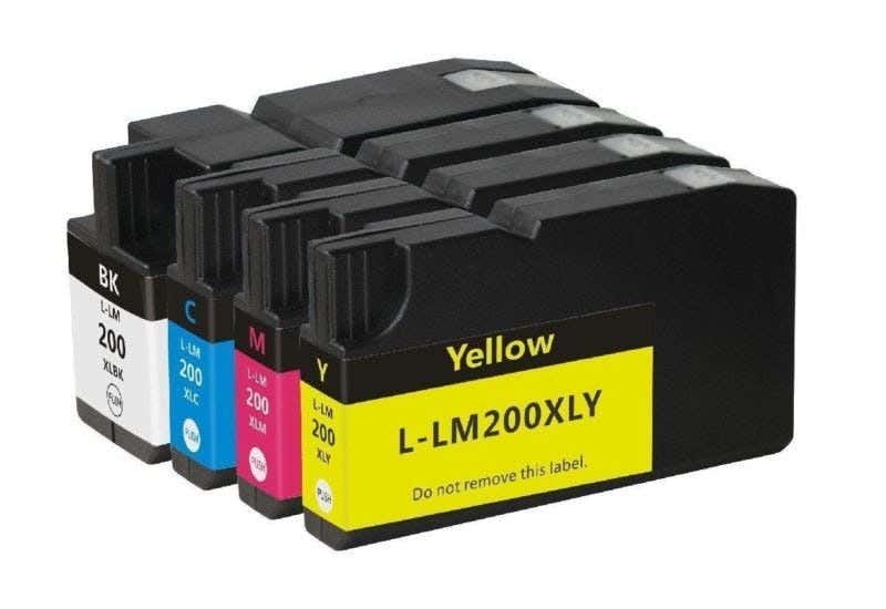 Lexmark 200XL Multipack 4-Piece Compatible Ink Cartridges